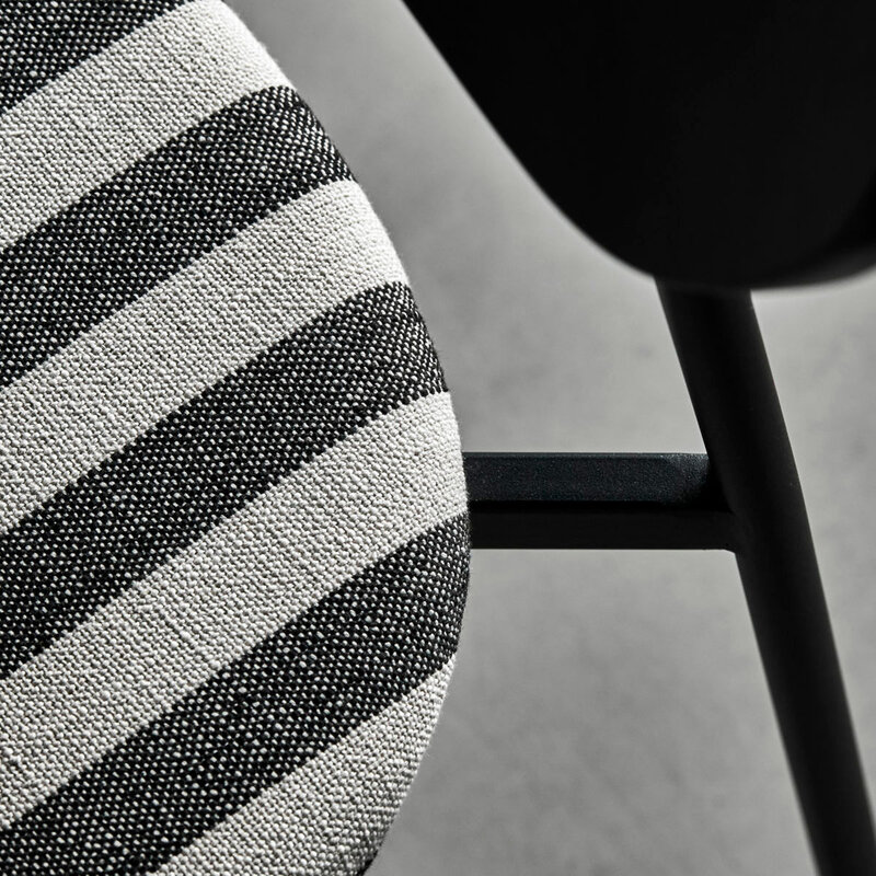 House Doctor-collectie Chairs, HDMust, Zwart/Off-white