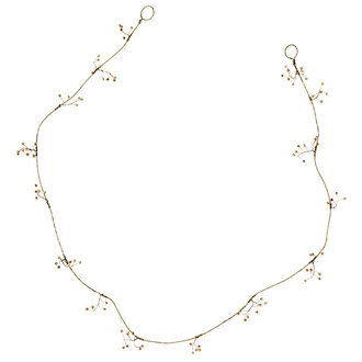 Madam Stoltz Iron garland w/ beads