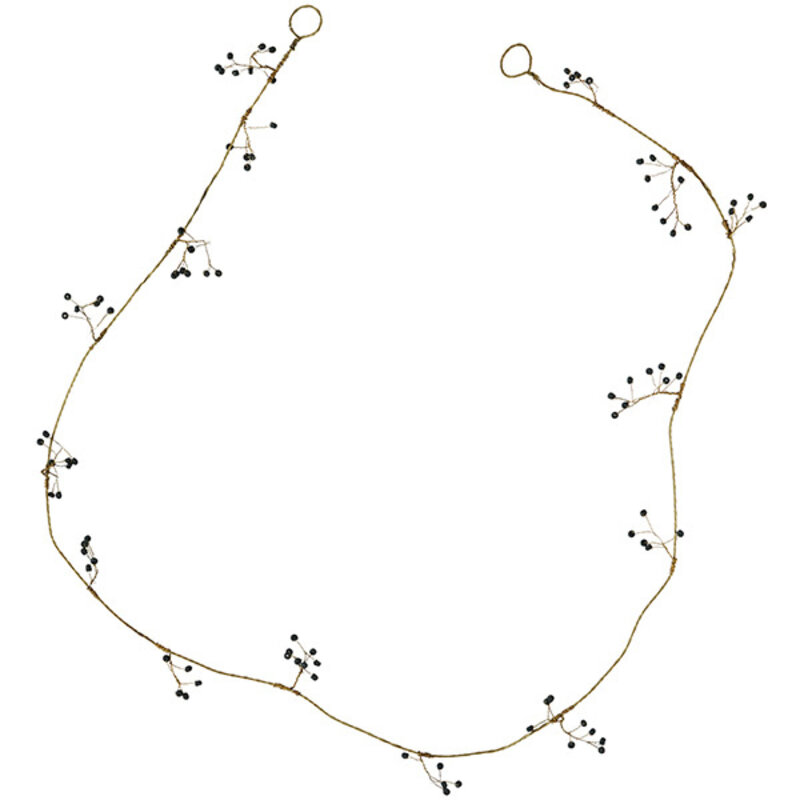 Madam Stoltz-collectie Iron garland w/ beads