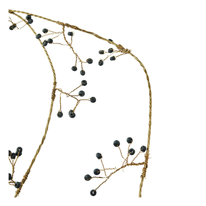 Madam Stoltz-collectie Iron garland w/ beads