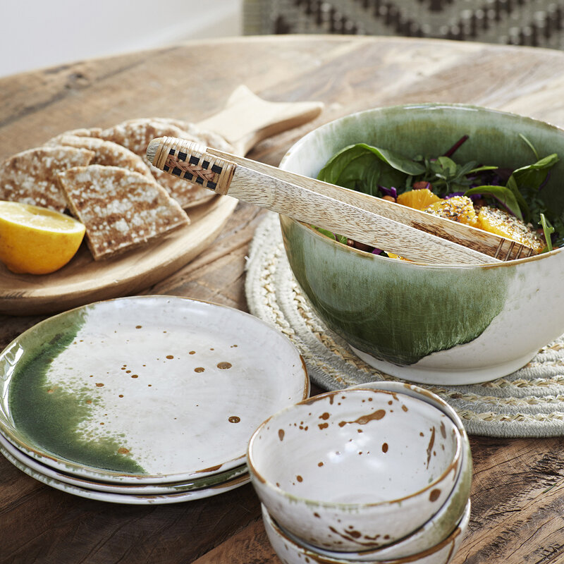 Madam Stoltz-collectie Stoneware serving bowl
