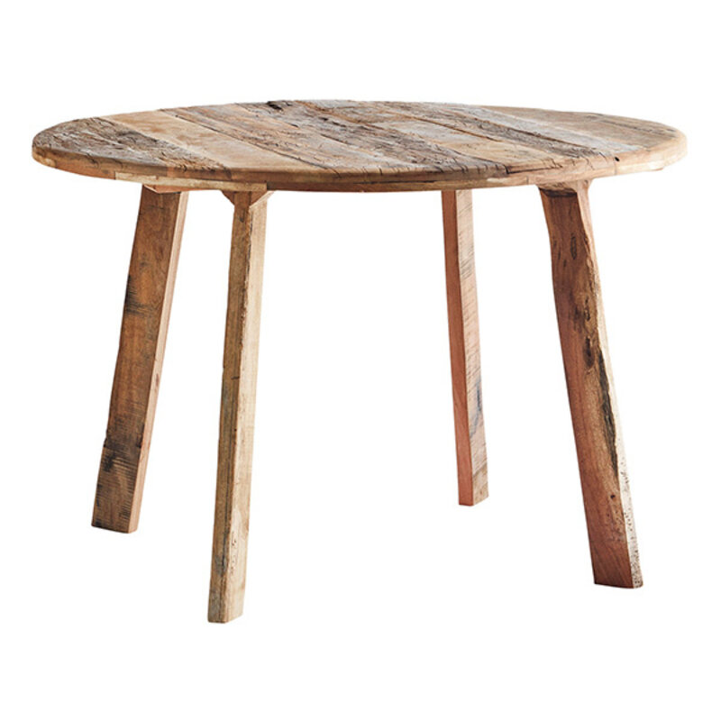 Madam Stoltz-collectie Recycled round dinning table
