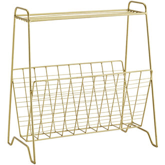 Madam Stoltz Iron magazine rack