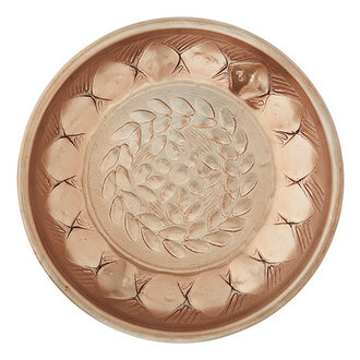 Madam Stoltz Hand hammered aluminium tray