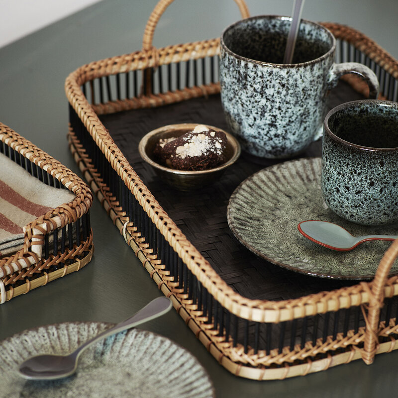 Madam Stoltz-collectie Hand hammered aluminium tray