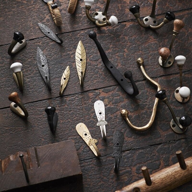 Madam Stoltz-collectie Hand forged iron hook