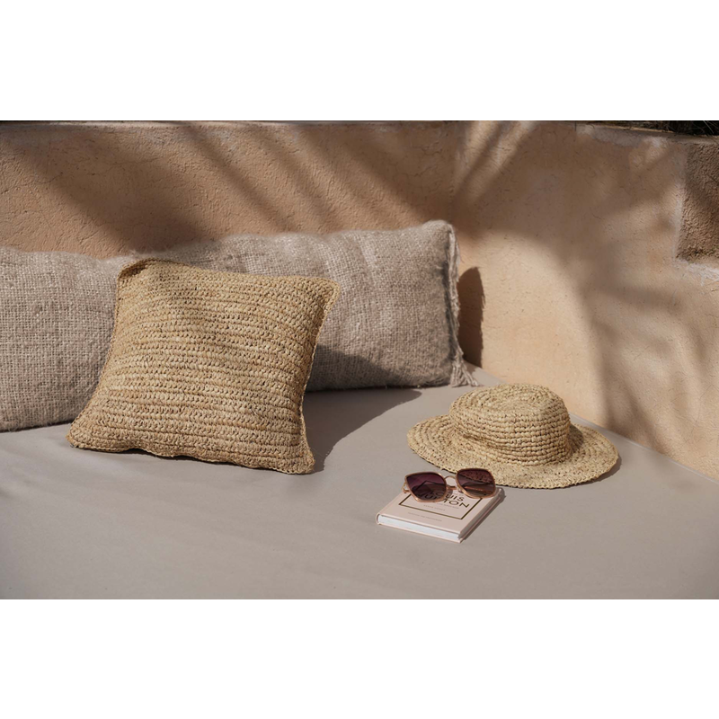 Bazar Bizar-collectie Oh My Gee Kussenhoes - Beige - 35x100