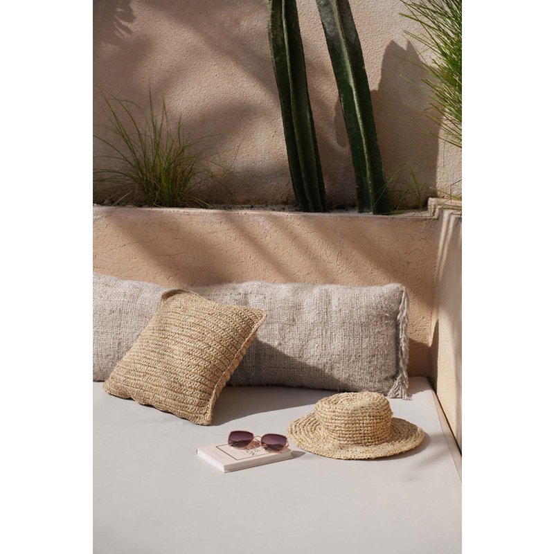 Bazar Bizar-collectie Oh My Gee Kussenhoes - Beige - 35x100