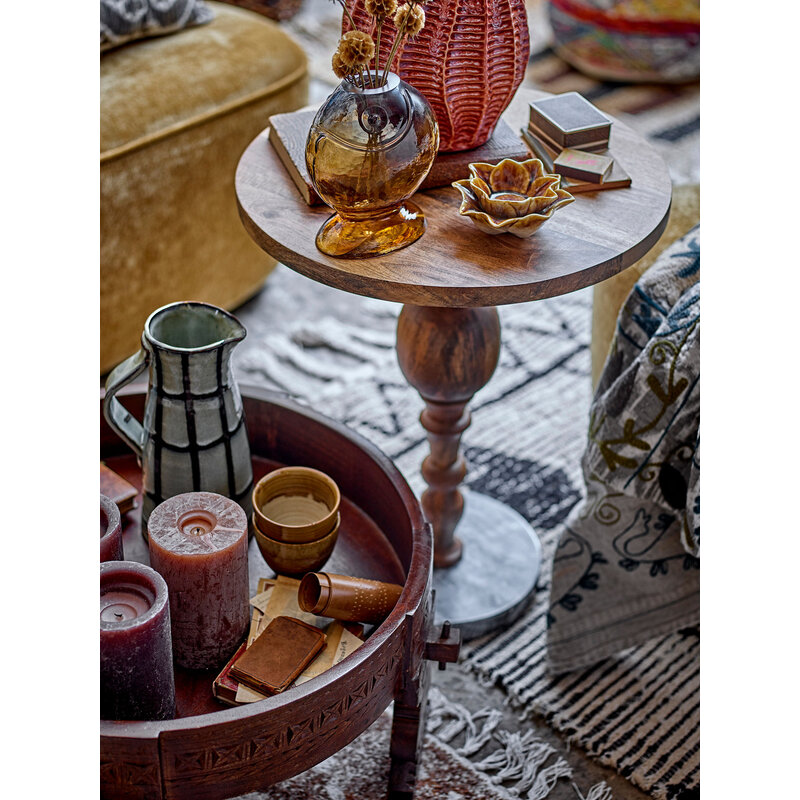 Bloomingville-collectie Paloma Stool Brown Mango