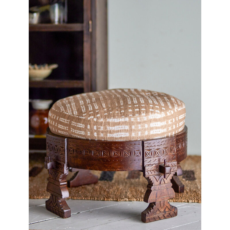 Bloomingville-collectie Paloma Stool Brown Mango