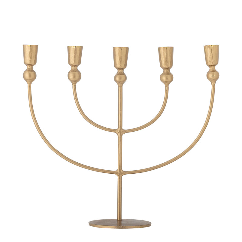 Bloomingville-collectie Linka Candle Holder Gold Metal