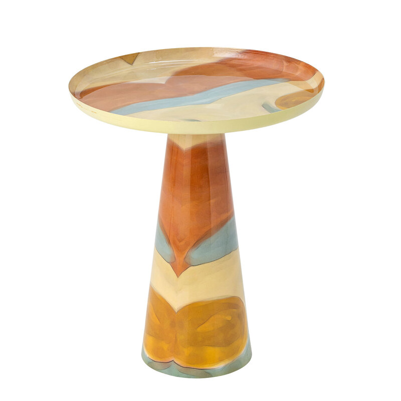 Bloomingville-collectie Brooke Side Table Yellow Metal