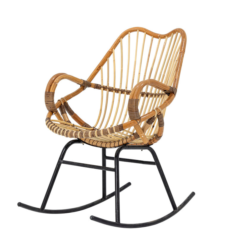Bloomingville-collectie Reine Rocking Chair Nature Rattan
