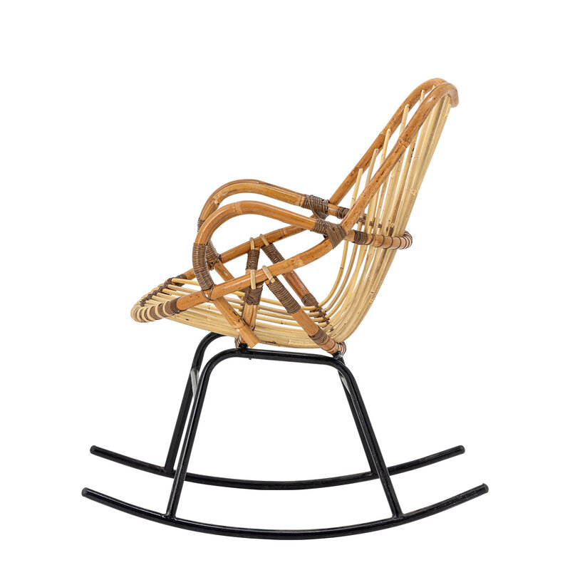 Bloomingville-collectie Reine Rocking Chair Nature Rattan