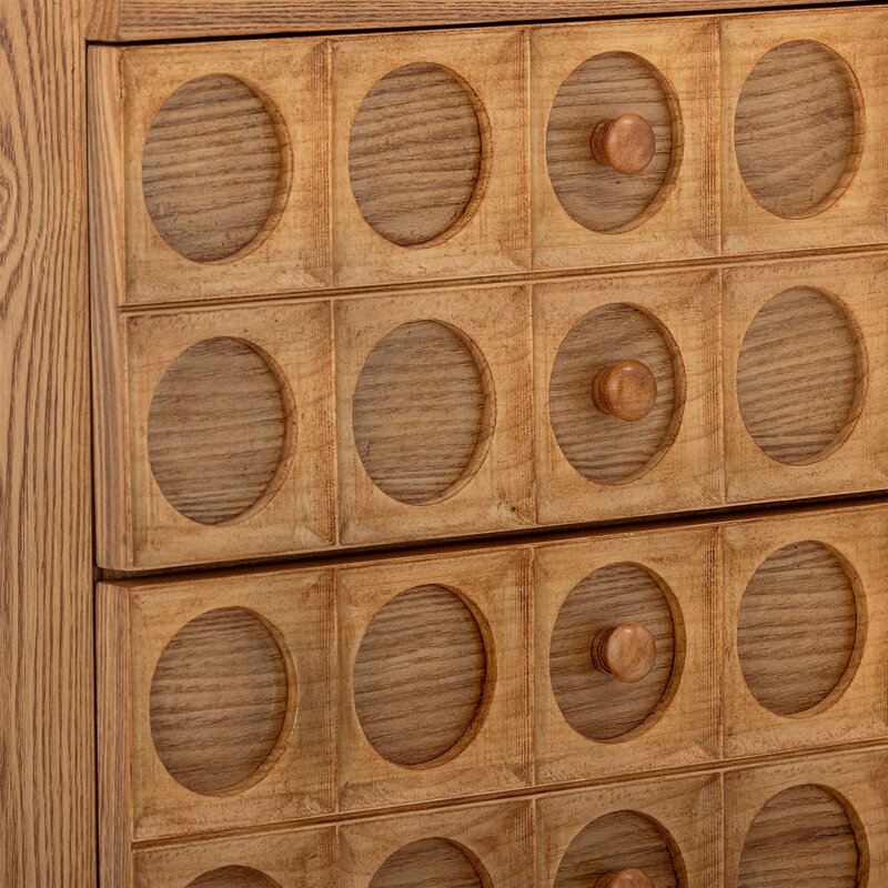 Bloomingville-collectie Vester Drawers Brown MDF