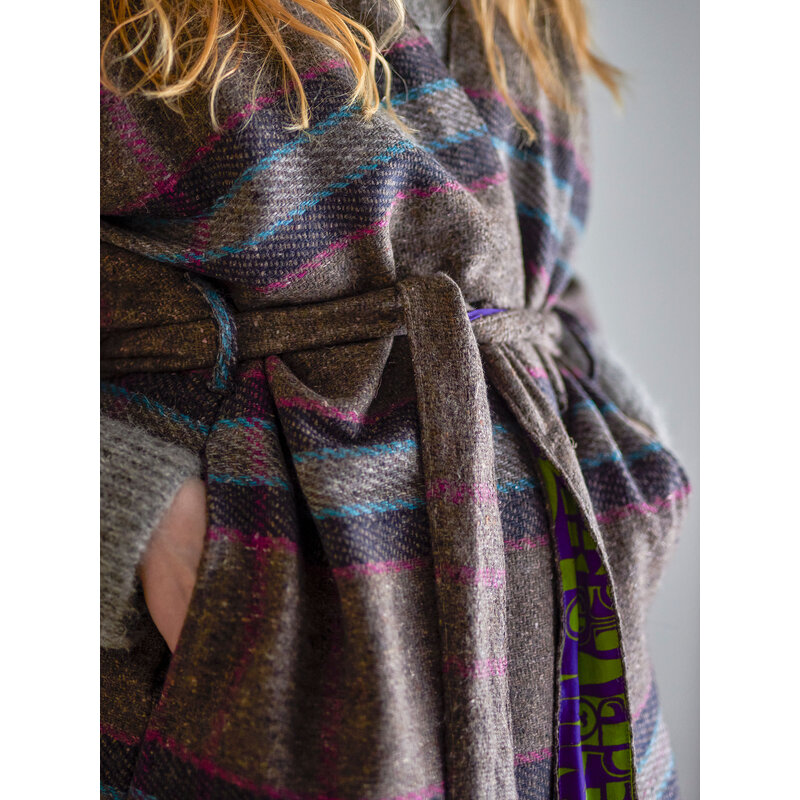 Bloomingville-collectie Rieti Kimono Grey Upcycled