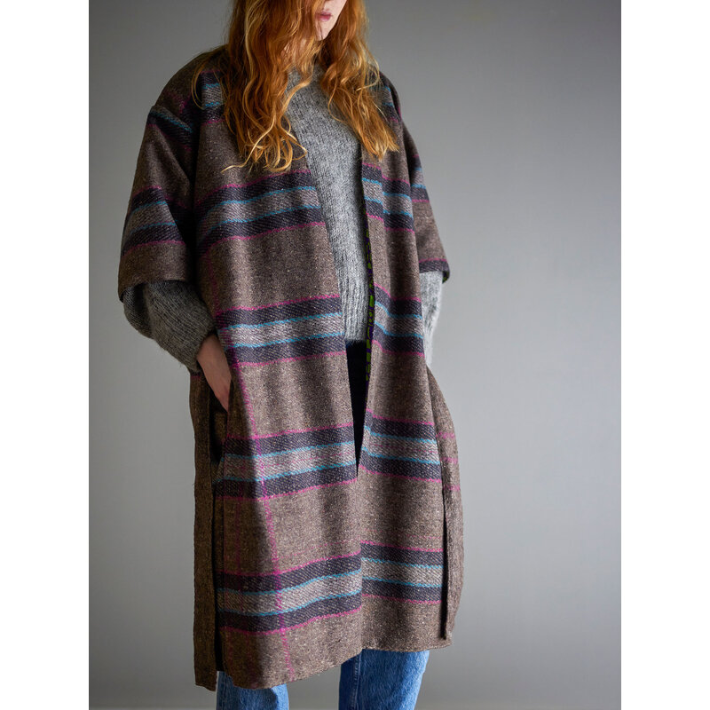 Bloomingville-collectie Rieti Kimono Grey Upcycled