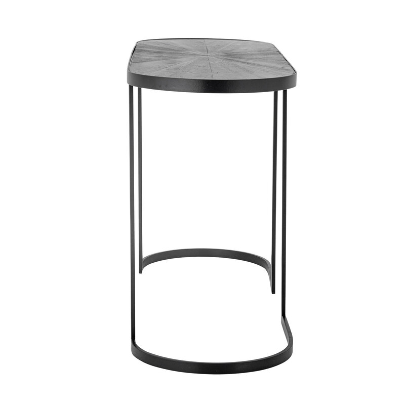 Bloomingville-collectie Carter Console Table Black MDF