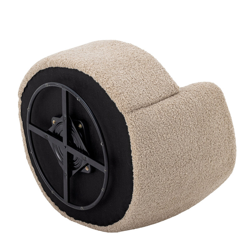 Bloomingville-collectie Bocca Lounge Chair Nature Polyester