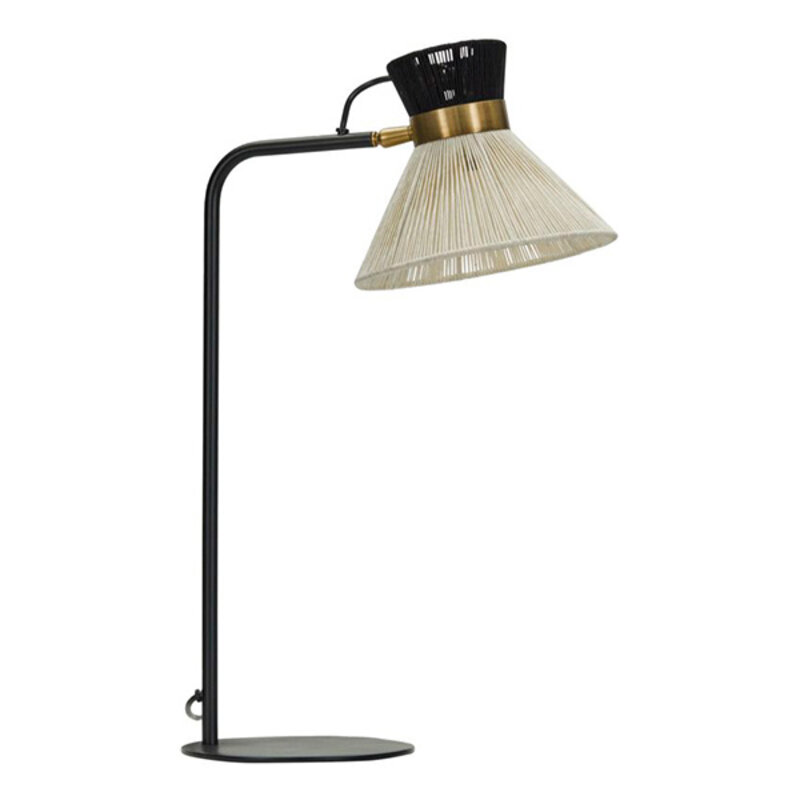House Doctor-collectie Tafellamp, HDCord, Zwart