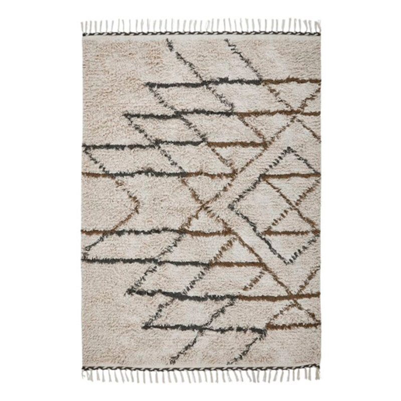 House Doctor-collectie Vloerkleed Indi Gebroken wit
