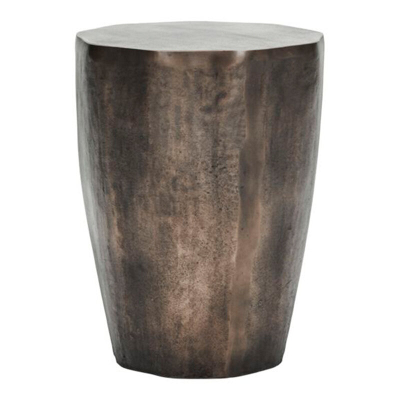 House Doctor-collectie Side table, HDMeta, Antieke koperen afwerking