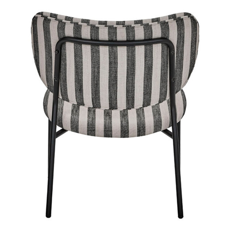 House Doctor-collectie Lounge stoel, HDLonga, Zwart/Off-white