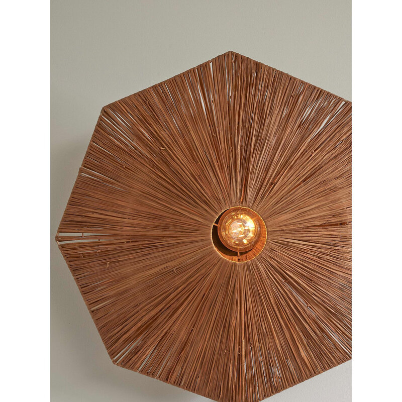Good&Mojo-collectie Wandlamp Panama - Bruin - 65x7x65cm