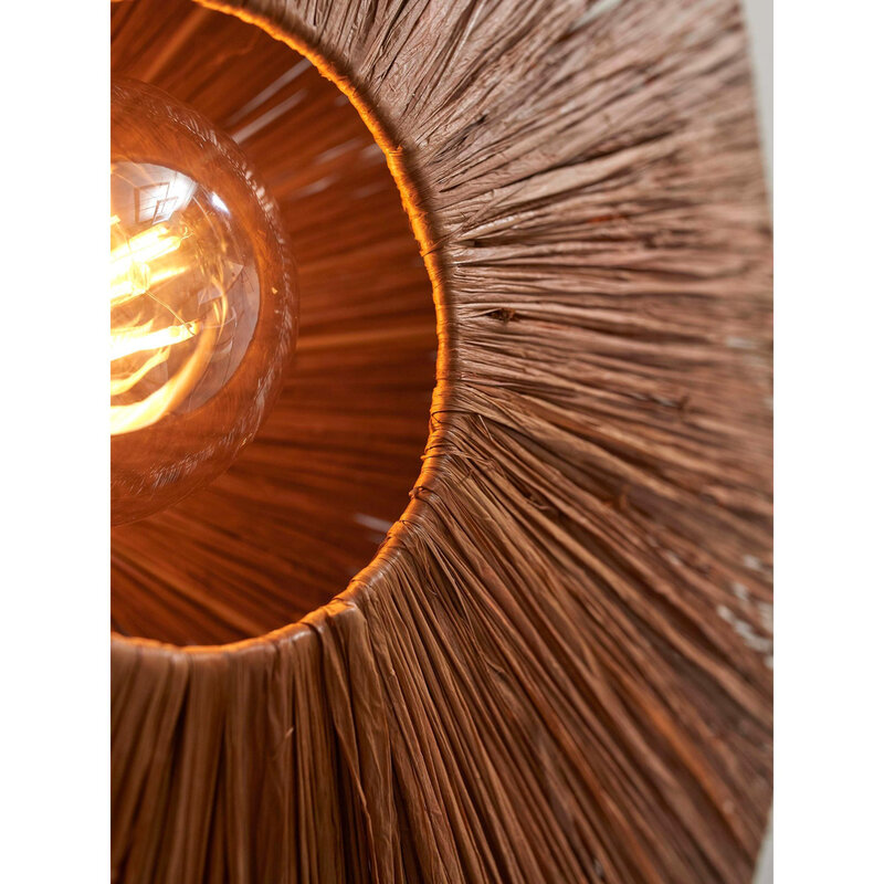 Good&Mojo-collectie Wandlamp Panama - Bruin - 65x7x65cm