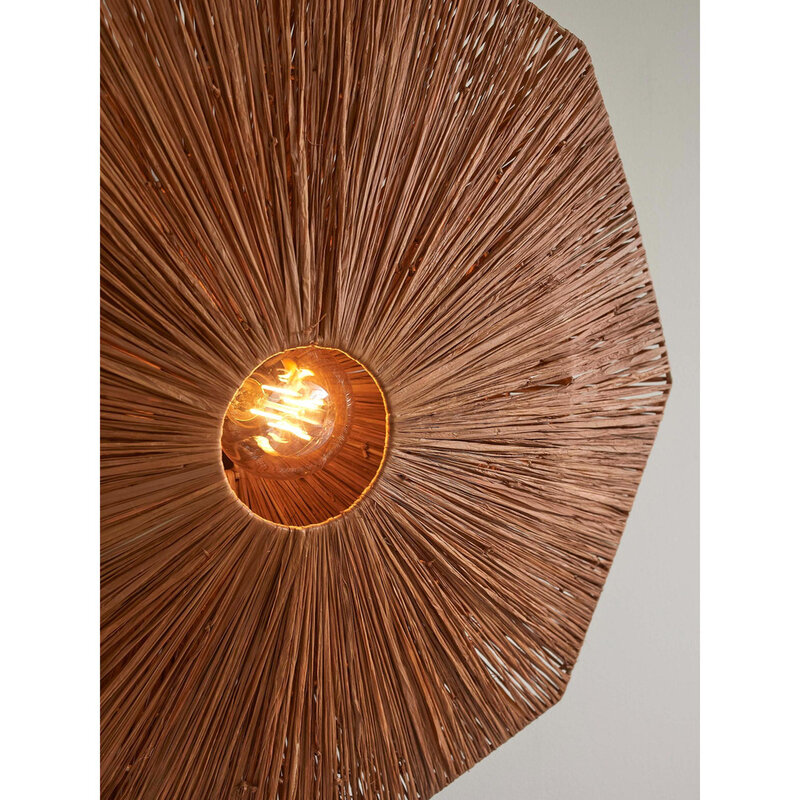Good&Mojo-collectie Wandlamp Panama - Bruin - 65x7x65cm