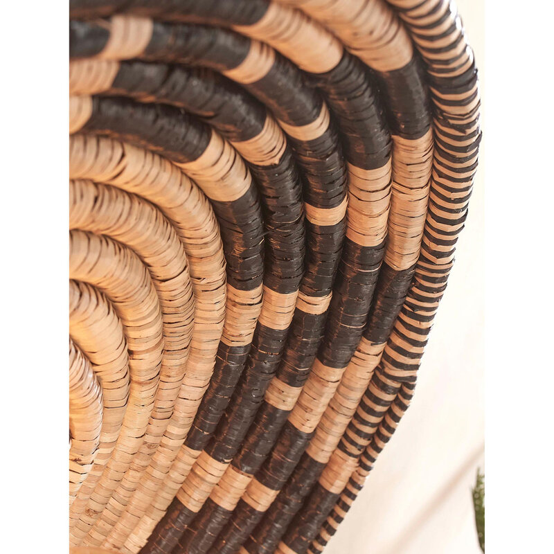 Good&Mojo-collectie Wandlamp Andros - Naturel/Zwart - Ø45cm