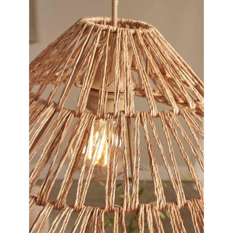 Good&Mojo-collectie Hanglamp Cuzco - Naturel - 65x65x20cm