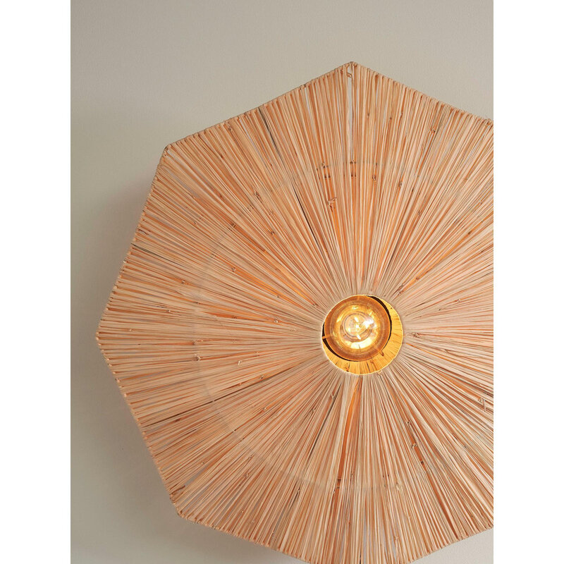 Good&Mojo-collectie Plafonniere Panama - Naturel - 65x65x7cm