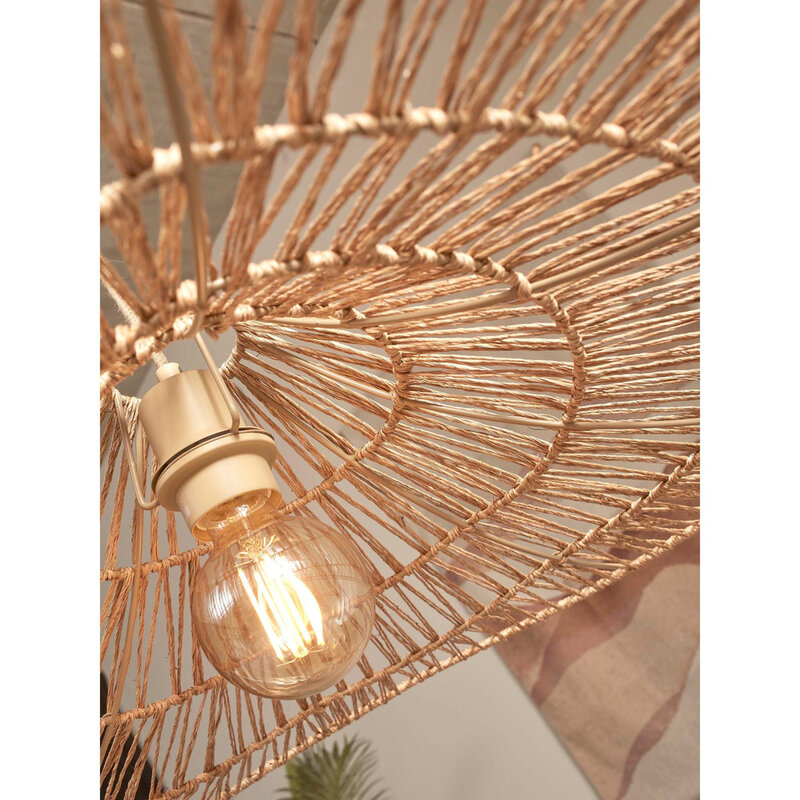 Good&Mojo-collectie Hanglamp Cuzco - Naturel - 65x65x20cm