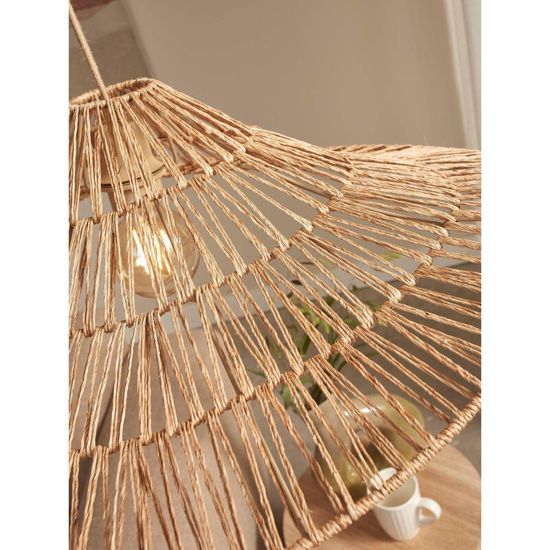 Good&Mojo-collectie Hanglamp Cuzco - Naturel - 65x65x20cm
