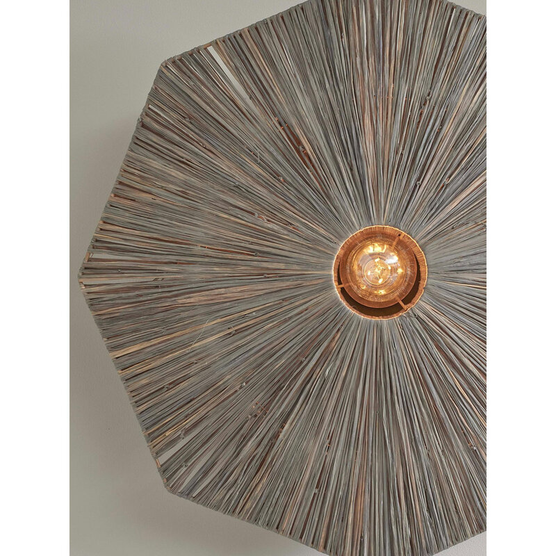 Good&Mojo-collectie Plafonniere Panama - Donker grijs - 65x65x7cm