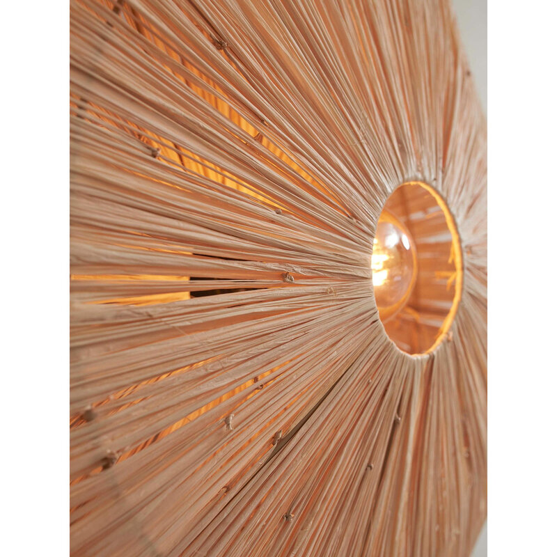 Good&Mojo-collectie Plafonniere Panama - Naturel - 65x65x7cm