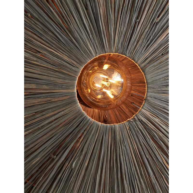 Good&Mojo-collectie Plafonniere Panama - Donker grijs - 65x65x7cm