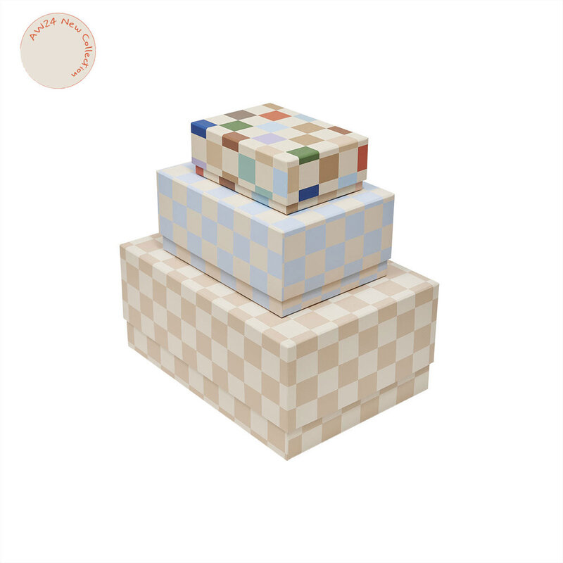 OYOY MINI-collectie Mana Storage Box Mix - Set of 3
