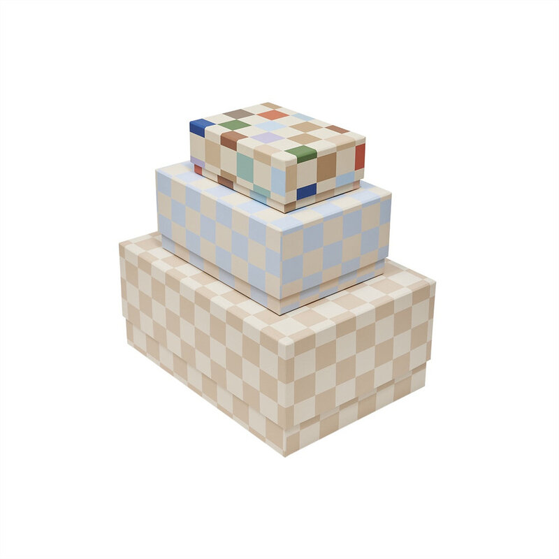 OYOY MINI-collectie Mana Storage Box Mix - Set of 3