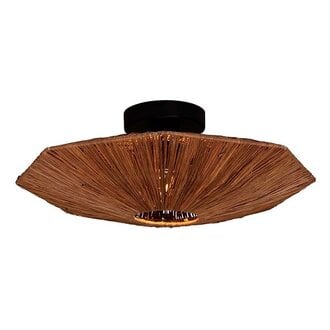 Good&Mojo Plafonniere Panama - Bruin - 45x45x5cm