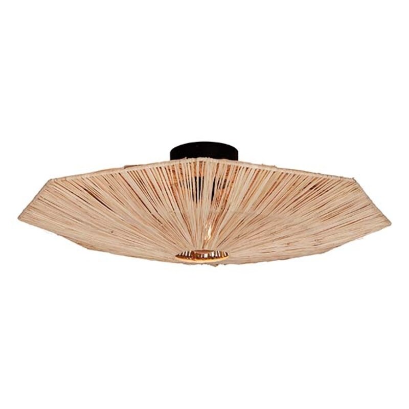 Good&Mojo-collectie Plafonniere Panama - Naturel - 65x65x7cm