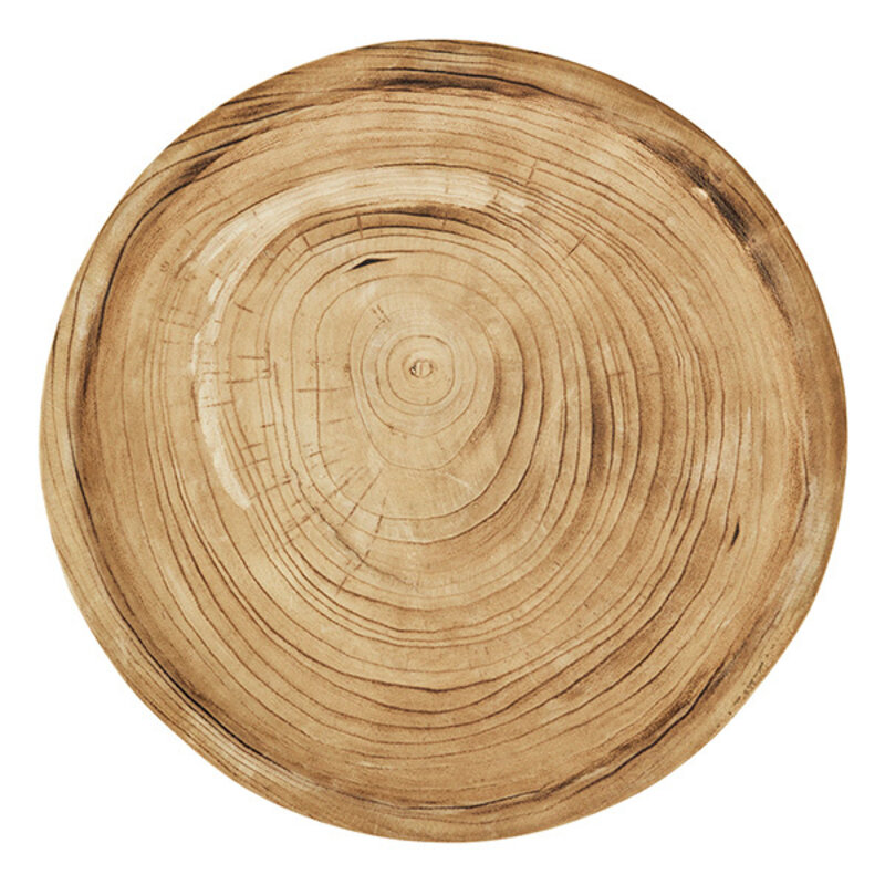 Madam Stoltz-collectie Round wooden tray