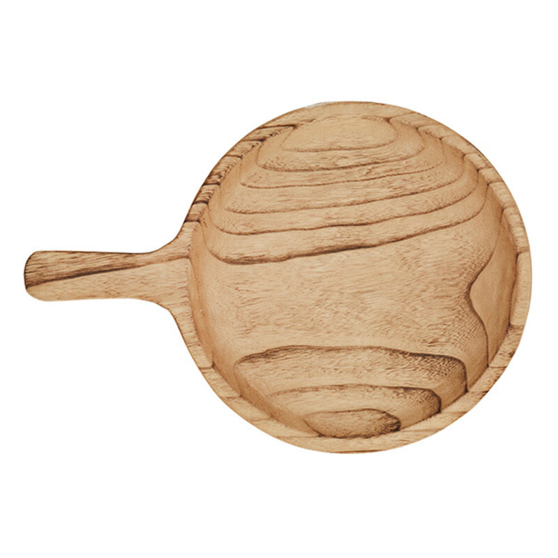 Madam Stoltz-collectie Wooden tray w/ handle