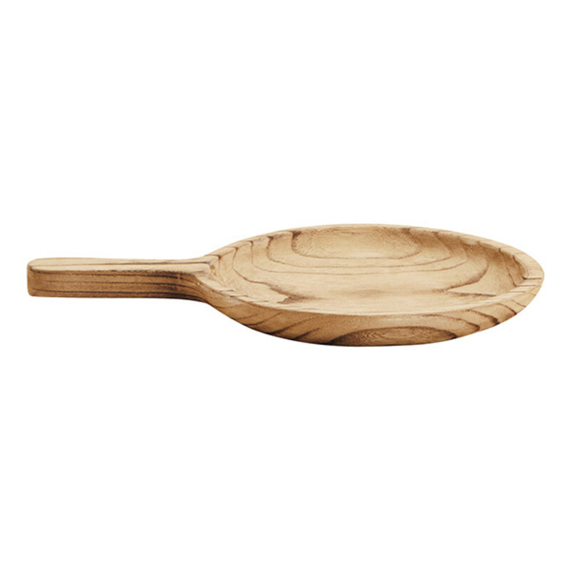 Madam Stoltz-collectie Wooden tray w/ handle