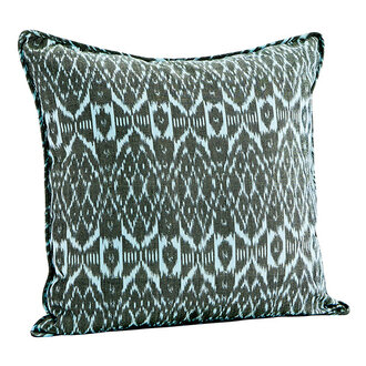 Madam Stoltz Ikat woven cushion cover