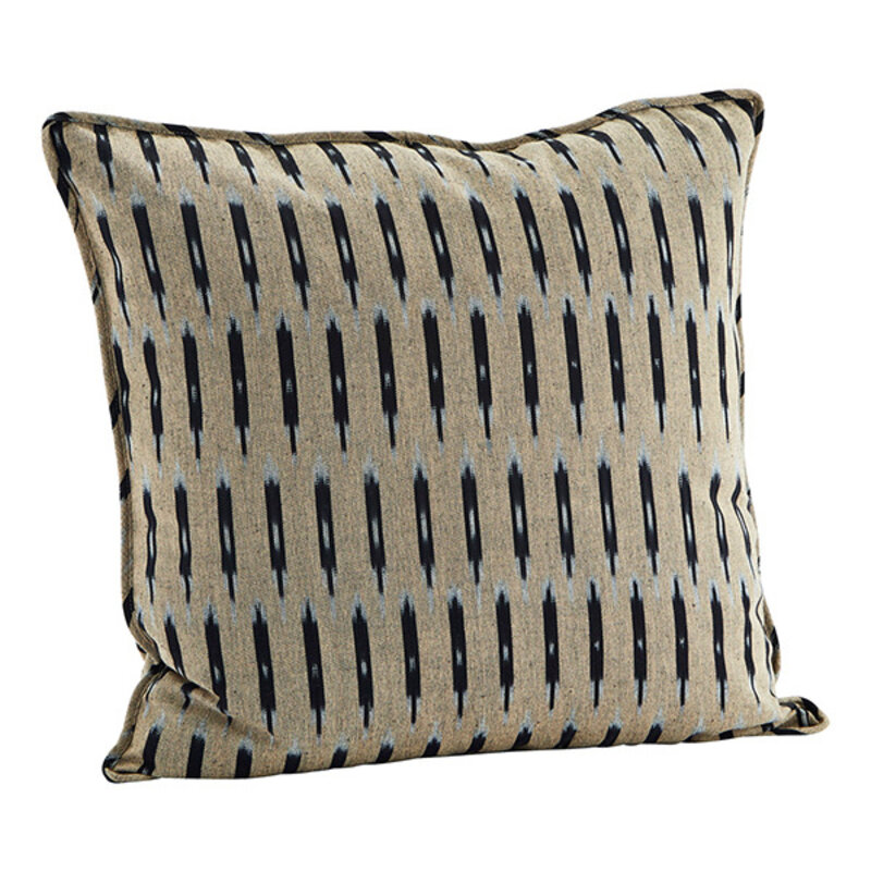Madam Stoltz-collectie Ikat woven cushion cover