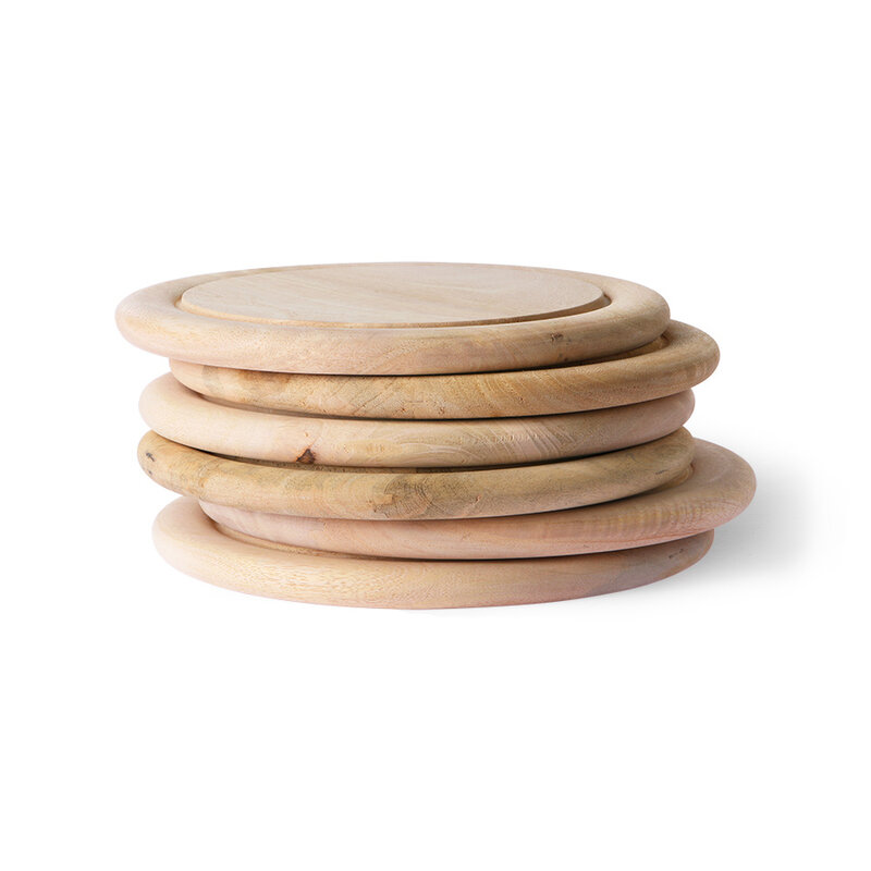 HKLIVING-collectie HKLIVING bord mango hout