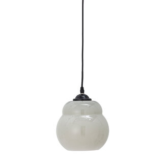 Bloomingville Motella Hanglamp Grijs Glas