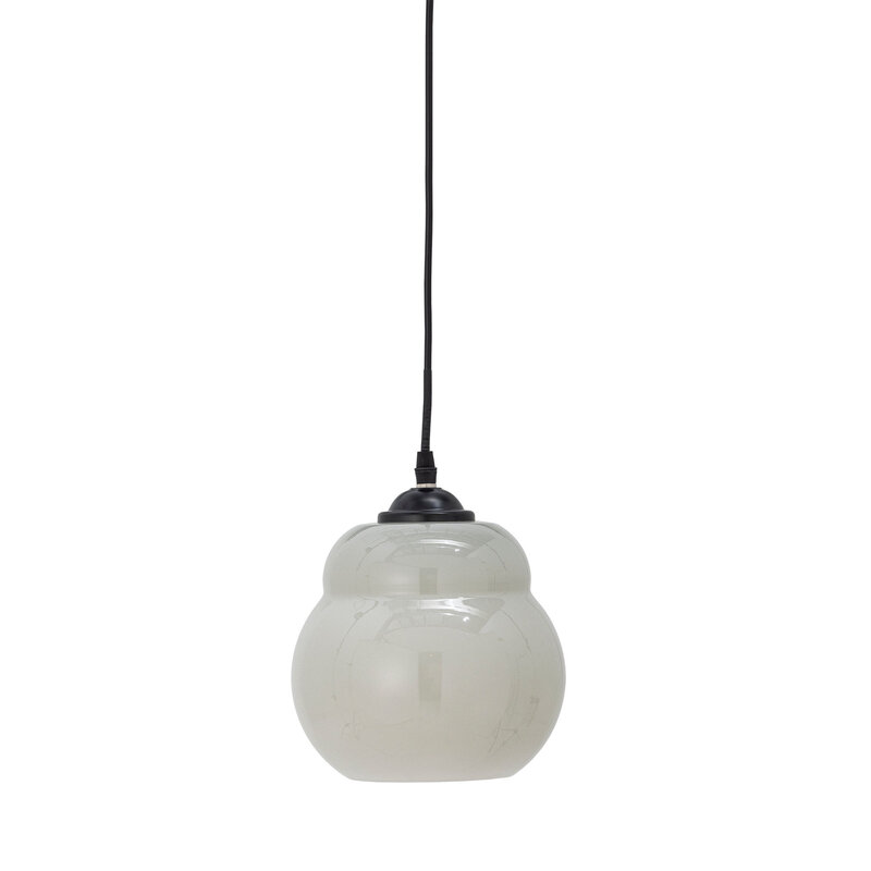 Bloomingville-collectie Motella Pendant Lamp, Grey, Glass